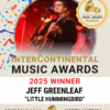 Winner of 2025 InterContinental Music Awards